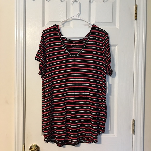 Rue21 Tops - NWT Rue21 Plus Favorite Tee Striped